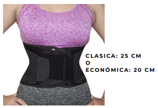 Faja lumbar tipo cinturilla