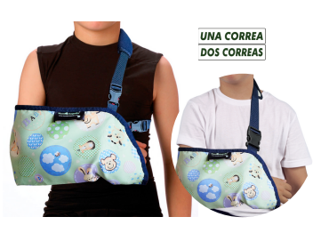 Cabestrillo doble correa pediátrico